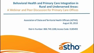 Behavioral Health and Primary Care Integration in Rural and Underserved Areas [upl. by Repooc]