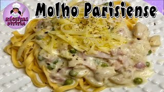 🍝 MACARRAO PARISIENSE  FETUCCINE Talharim [upl. by Kirk]