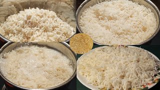 Bina pressure cooker ke chawal banane ka sahi tarika  Rice without pressure cooker  Rice recipe [upl. by Hawkins]