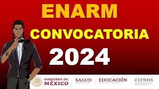 CONVOCATORIA ENARM 2024 [upl. by Hotchkiss]