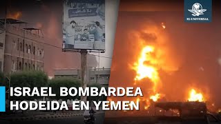 Hutíes aseguran que Israel “pagará” por ataques a objetivos militares en Yemen [upl. by Ecirtac]