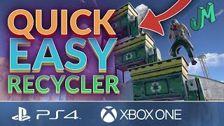 Quick amp Easy Recyclers for Custom Servers 🛢 Rust Console 🎮 PS4 XBOX [upl. by Glynis162]