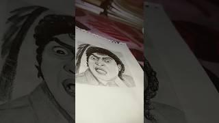 Jhonny lever drawingJhonny lever comedyartshorts [upl. by Previdi]