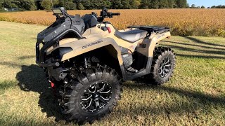 Tuned 2022 Canam Outlander 570 XMR With MBRP Slip on exhaust It Rips [upl. by Neelat]