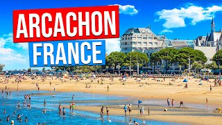 ARCACHON  FRANCE City tour of Arcachon on the Arcachon Bay in 4K [upl. by Einnob]