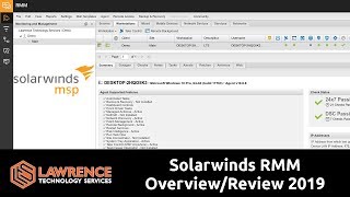 Solarwinds MSP RMM Overview  Review 2019 from an MSP perspective [upl. by Sharman]