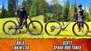 Bold Linkin 150 amp Scott Spark 900 tuned 2022  testRIDE Lenzerheide  MTBT [upl. by Zoe]