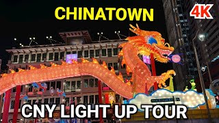 🇸🇬4K CNY Light Up Tour  Singapore Chinatown CNY Market  Singapore 4K  19 Jan 2024 to 9 March 2024 [upl. by Bouzoun]