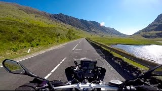 Summer riding in the Scottish Highlands on a 2016 BMW R1200GS [upl. by Reprah]