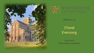 101524 Choral Evensong live from Winchester Cathedral 🇺🇦 [upl. by Mistrot39]