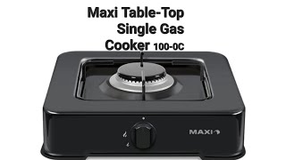 Maxi TableTop Single Gas Cooker 100OC [upl. by Macmahon]