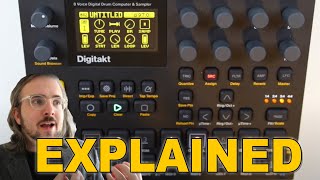 ELEKTRON DIGITAKT EXPLAINED  indepth walkthrough of all features [upl. by Nhguavahs]