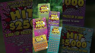 New Kentucky Lottery Scratchoffs Really HIT the Spot [upl. by Marucci]