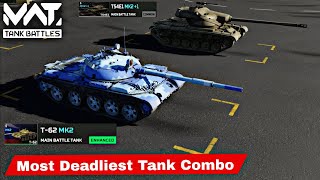 T62 MK2 amp T54E1 MK2 Full Combo🔥in Action  MWTTANK BATTLES [upl. by Aiset]