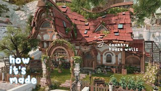 Country Exterior Walls  How its Made  FFXIV Housing Guide [upl. by Birk]