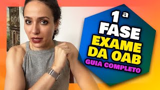 Como Funciona a PROVA da OAB 1ª FASE 2024 ✅ GUIA COMPLETO [upl. by Odrareg]