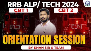 Orientation Session  RRB ALP  TECH 2024  CBT1 CBT2  By Khan Sir alptechnician rrb khansir [upl. by Weaver397]