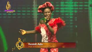 Nsoromma week 4 Keziah Adu performs Iron Boy by Amakye Dede [upl. by Erastus]