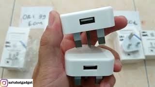 BEDA CHARGER IPHONE ORIGINAL 100 DENGAN YANG ORI99 EOM [upl. by Wendy]