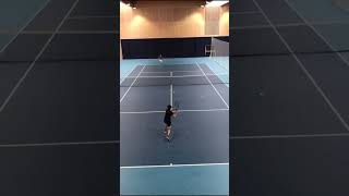 Passing shot for a poor dropshot tennis [upl. by Etnaled]