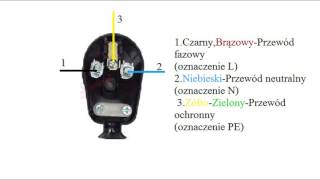 wtyczka z bolcem uziemiającym 230V Jak prawidłowo podłaczyć [upl. by Akehsal249]