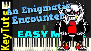 An Enigmatic Encounter Undertale Last Breath  Phase 3  Easy Mode Piano Tutorial Synthesia [upl. by Ireg429]