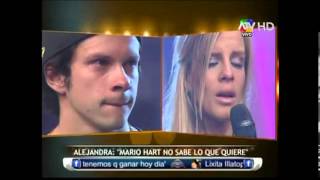 Combate  Alejandra Baigorria terminó su relacion con Mario Hart 17062013 [upl. by Sirhc]