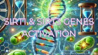 SIRT1 and SIRT3 Genes Activation PREMIUM SUPERCHARGED ULTRA POWERFUL Energetically Programmed [upl. by Brockwell]