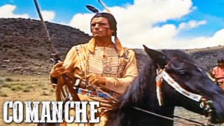 Comanche  Indians  Western Movie in Full Length  Wild West  Cowboy Film [upl. by Idihc]