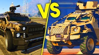 Das BATTLE der GIGANTEN  Insurgent Pickup Custom vs Menacer  GTA Online News [upl. by Leahcimaj112]