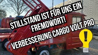 Verbesserung Cargo Volt Pro Elektro Nutzfahrzeug ähnlich Ape 50 [upl. by Henley]