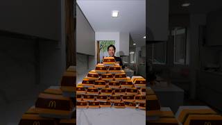 33 Big Macs Eating Challenge foodchallenge [upl. by Aikemet]