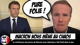 quotMacron devient un DANGER publicquot déclare Nicolas DupontAignan conf de presse Macron  Zelensky [upl. by Ezaria]