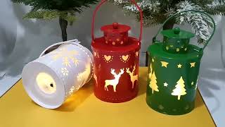 Christmas Candle Lights LED Small Lanterns Wind Lights Electronic Candles NordStyle Creative buylink [upl. by Krum]