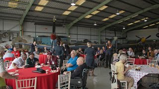 British WWII veterans gather at a charity event in London [upl. by Puett]