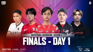 ID PUBG MOBILE RUTHLESS INVITATIONAL SHOWDOWN S4 GRAND FINALS  DAY 1 FT BTR AE TALON VPE [upl. by Nnylatsirk]