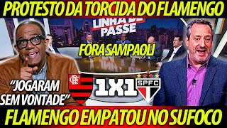 quotPROTESTO DA TORCIDA do FLAMENGO no MARACANÃ quot FORA SAMPAOLI  FLAMENGO 1 X 1 SÃO PAULO [upl. by Ycnej625]