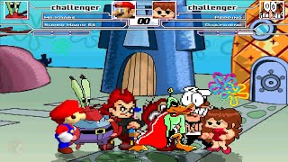 MrKrabs SuperMario64 Cassandra amp FixIt Felix Jr VS Peppino Girlfriend Stimpy amp Duck Dodgers [upl. by Gaelan186]