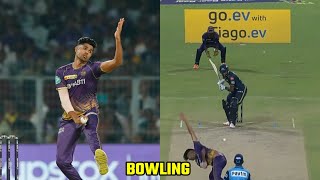 Harshit Rana Bowling  Harshit Rana Wicket Today Match vs GT  Harshit Rana Bowling in IPL 2023 [upl. by Heady]