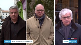 Trois candidats pour la mairie de Ribérac [upl. by Iarahs]