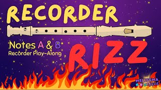 Recorder Rizz Notes AampB Techno Recorder JAM [upl. by Madelene]