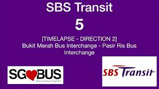 SBS Transit Scania K230UB Euro 5 Batch 1 SBS8963U on Service 5 Timelapse [upl. by Atikram216]