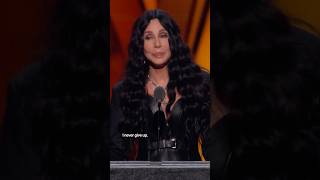 Cher NEVER gives up Cher’s speech at the 2024 Rock amp Roll Hall of Fame Induction Ceremony Cher [upl. by Glover]