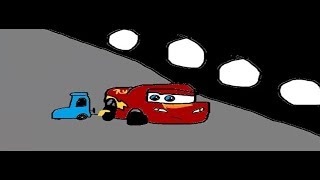 Cars 3 Paint Crash Of McQueen Remake [upl. by Brandtr]