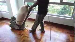 Wood Flooring Refinishing Step by Step process [upl. by Moshell]