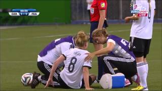 U20 Frauen WM 2014 Halbfinale Deutschland Frankreich 2 Halbzeit [upl. by Cleave191]