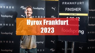 Hyrox Frankfurt  mein zweites Hyrox Rennen [upl. by Mis]