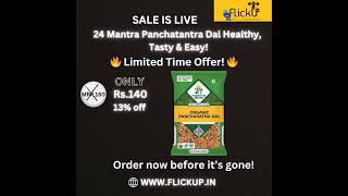 quot24 Mantra Panchatantra Dal – Only ₹140 for a Nutritious Feast  Organic amp Flavorfulquot flickupzzz [upl. by Kalfas438]