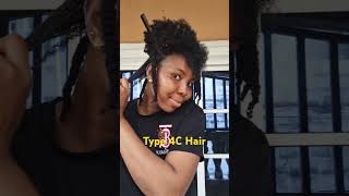 Protective style on type 4C hair 4chair hairroutine hairgrowth [upl. by Darum]