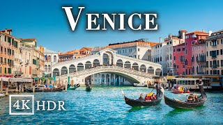 Venice The Most Romantic City In The Whole World  Scenic Relaxation Film in 4k Ultra HD Video [upl. by Ahseenal]